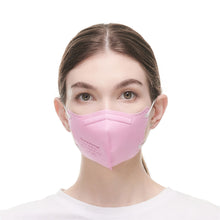 Load image into Gallery viewer, FlameBrother FFP2 Premium Mask 20pcs Small Size (Size S for Teens), CE certified 1463,  Hygienic individual packaging Pink
