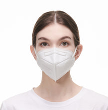 Load image into Gallery viewer, FlameBrother FFP2 Face Mask, 30pcs 5-Layer Filter Disposable Respirator, CE 2797 Certified Protective FFP2 Masks White Color, Individually Packaged
